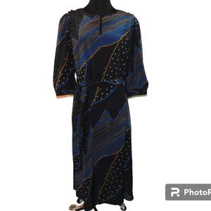 Michael Allen Vintage Cottage Core Dress Size 16 1/2